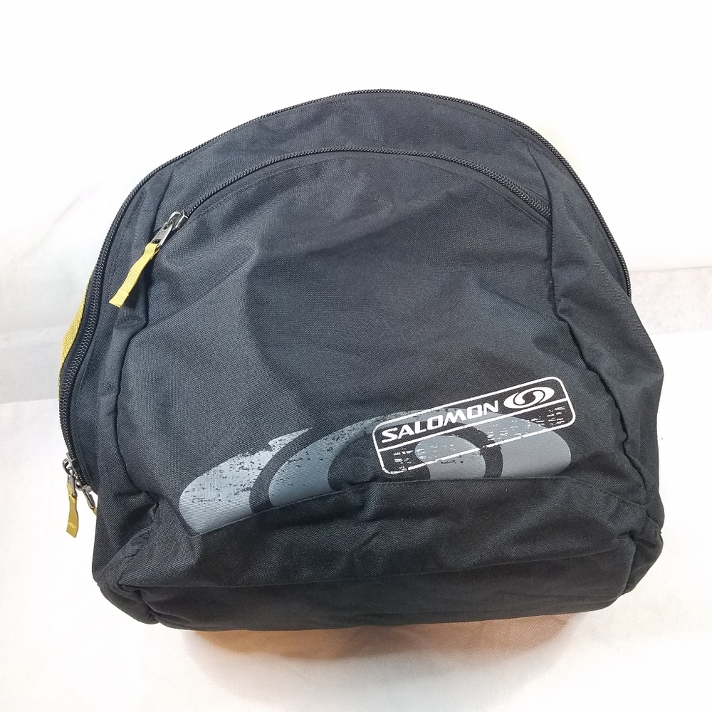 Salomon Bag Ski Boots Bootbag Backpack Black Gold